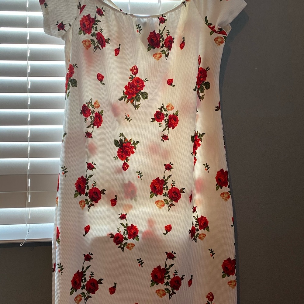 White Floral Dress